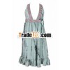 Deep V Neck Fashionable Dress for Ladies