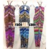 Long Lady's Beaded Neck Dresses