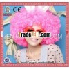 lovely pink wig world cup periwig football fans wig party wig cosplay wig