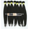 12"-30" Virgin brazilian human hair extensions 95-100g/pc straight hair machine weft brazi