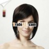 Capless Short Bob Black 100% Huamn Hair Wig 5 Colors To Choose