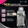 Skin beauty 3 IN 1 IPL rf elight nd yag laser skin care machine CE Approveal