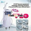 Vacuum roller velashape equipment for both body and face shaping