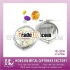 HX-3004 Butterfly epoxy round metal small double sided mirror