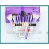 9pcs Nylon Professional Cosmetic Brush Set / Makeup Set with Bag