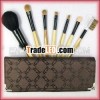 7pcs bamboo handle makeup brush set