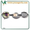 Round Metal Foldable Cosmetic Pocket Mirro