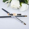 black Flat Kolinsky Nail Brush