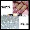 Wholesale New 500 Clear Color Mix French Acrylic False Nail Art Tips 10 Sizes