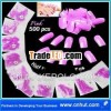 500 pcs Acrylic French Half False Nail Art Tips Pink