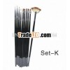 2014 high quality fashion makeup brushes nail brush set for fashionable kolinsky acrylic nail art br