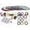 Colorful Rolls Striping Tape Metallic yarn Line Nail Art Decoration Sticker