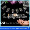 False Fake 3D French Nail Art Acrylic 12pcs Tips Hand Tips Finger Tone Nail - 02