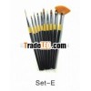 2013 New design fashion makeup brushes nail brush set naill art brush
