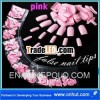 500 HOT PINK FRENCH FALSE ACRYLIC NAIL ART TIPS GEL