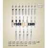 double arc-shaped stainless steel tattoo tip