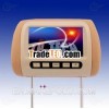 7 inch TFT-LCD (16:9) car headrest dvd