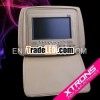 HD702: 2x7" headrest DVD car video with Zip cover Built-in GAMES Car DVD player