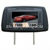 Car headrest DVD player
