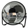 Mini Ultra-low Power & Strong Wind Metal Electric Table Fan with Switch and Two Speeds,  Size: 2