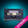 FP001: security face panel for 2 din anti-theft