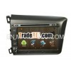 android car dvd gps with 3g wifi for HONDA CIVIC left driving 2012 WS-9191