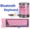 2013 Hot Selling For ipad keyboard bluetooth keyboard Mini Flexible Folding Silicone Bluetooth Keybo
