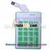 Mini Silicone USB Numeric keypad compact keyboard