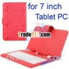 fashion cartoons pattern universal 7 inch tablet keyboard case