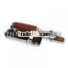 Promotional Computer, Promotional USB Memory, 512MB Leather & Metal Flash Drive