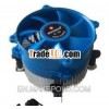 Blue fan CPU cooler