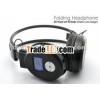 Sport Headphone Mp3 LCD Display ,  Battery FM TF Card Headphone