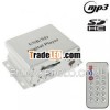 White Car Digital MP3 Player with Remote Control