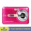12.0 Mega Pixels digital camera with 2.7'' TFT LCD and 4 x digital zoom metal panel brand on