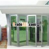 F Green insulated glass door