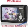 Best Quality Top 10 Compact Digital Camera 2.7" TFT LCD Screen Max 9MP 5X Optical Zoom Digital 