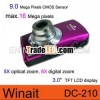 Winait's new 3X optical zoom digital camera with 9MP CMOS sensor