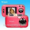 Winait Mini 5.0Mega Pixels digital camera with 1.5 inch TFT LCD 4x digital zoom