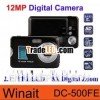 Max.12.0 MP 2.7"TFT LCD display digital camera with 8X digital zoom 8MB internal memory