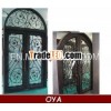 Iron entry grill door panel design steel glass inserts vent door