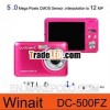 Winait's 5.0 Mega Pixels CMOS Sensor, interpolation to 12MP digital camera