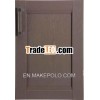 Wooden PVC faced MDF board cabinet door with handle
