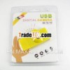 2Mp CMOS Sensor Mini USB Digital Camera for Gift with 720x480 Video