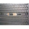 Decorative punched aluminum sheet metal
