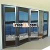 Polished tempered glass door