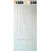 white glossy HDF pvc door