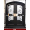 wrought iron door