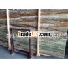 Cheap green vein onyx marble tile slab