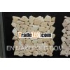 white marble pebble tile for decoration