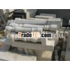 white marble bridge baluster railings